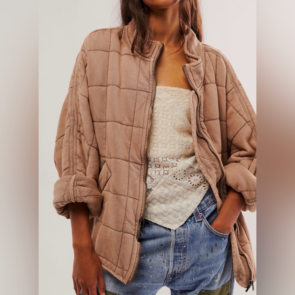 Free people Dolman Quilted Jacket